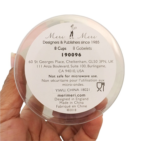 Meri Meri Thanksgiving 8 piece Turkey Goblet Disposable Paper Cups - Picture 3 of 3